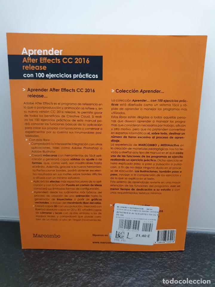 Libros de segunda mano: Aprender After Effects CC 2016 release con 100 ejercicios pr&aacute;cticos - Foto 2
