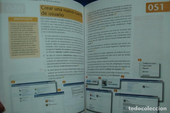 Libros de segunda mano: APRENDER WINDOWS 7 AVANZADO CON 100 EJERCICIOS PR&Aacute;CTICOS - MARCOMBO 1&ordf; EDICI&Oacute;N 2010 - Foto 3