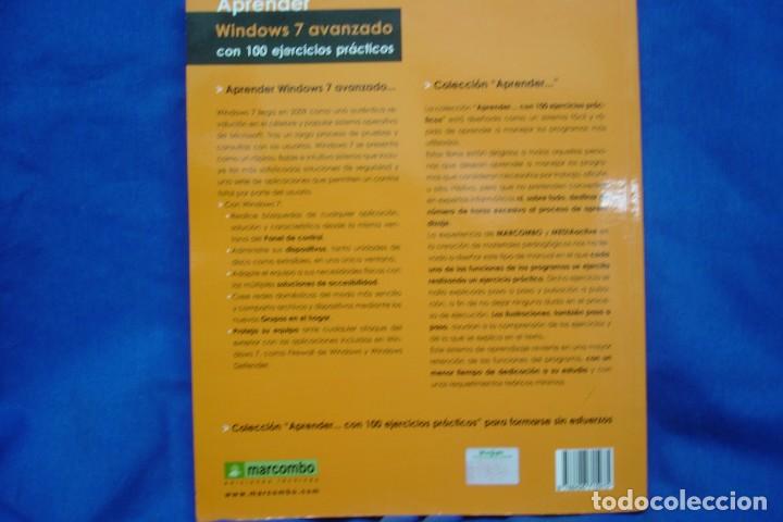 Libros de segunda mano: APRENDER WINDOWS 7 AVANZADO CON 100 EJERCICIOS PR&Aacute;CTICOS - MARCOMBO 1&ordf; EDICI&Oacute;N 2010 - Foto 4