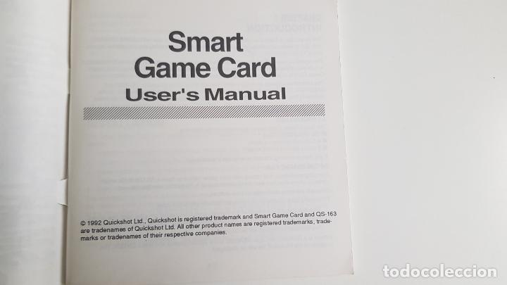 Libros de segunda mano: QuickShot - Smart Game Card QS-163 USERS MANUAL (1992) - Foto 2