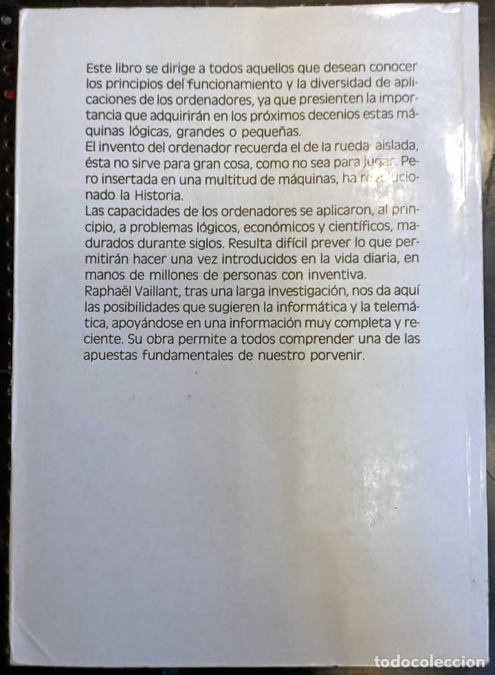 Libros de segunda mano: ❤️ LIBRO El ordenador en casa, Rapha&euml;l Vaillant, 1983 ❤️ - Foto 3