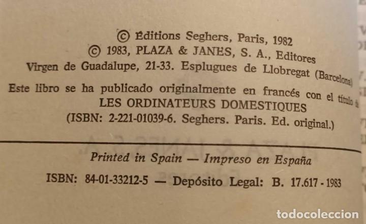 Libros de segunda mano: ❤️ LIBRO El ordenador en casa, Rapha&euml;l Vaillant, 1983 ❤️ - Foto 4