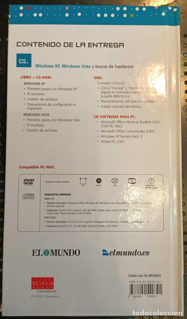 Libros de segunda mano: ❤️ LIBRO COMPUTER & WEB, EL CURSO DEFINITIVO 01, LIBRO DVD + 2 CD ROM, WINDOWS, 2008 - Foto 3
