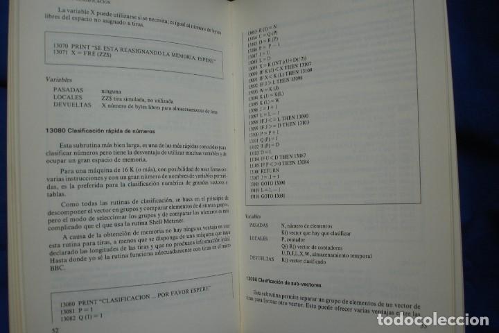 Libros de segunda mano: SUBRUTINAS &Uacute;TILES EN BASIC - IAN R. SINCLAIR - ED. PARANINFO 1986 - Foto 3