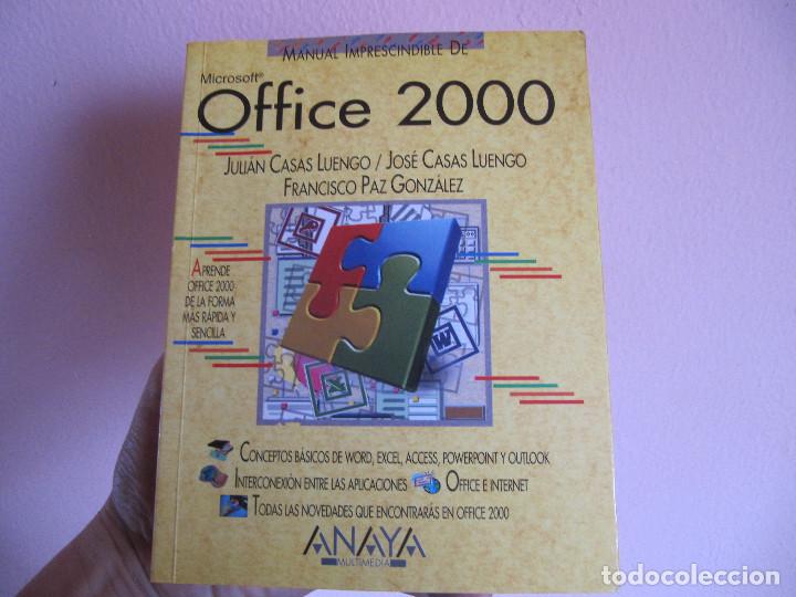 Libros de segunda mano: MANUAL IMPRESCINDIBLE DE MICROSOFT OFFICE 2000 - Foto 1
