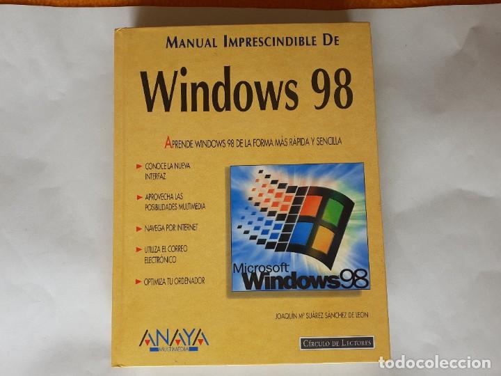 Libros de segunda mano: MANUAL IMPRESCINDIBLE DE WINDOWS 98 - Foto 1