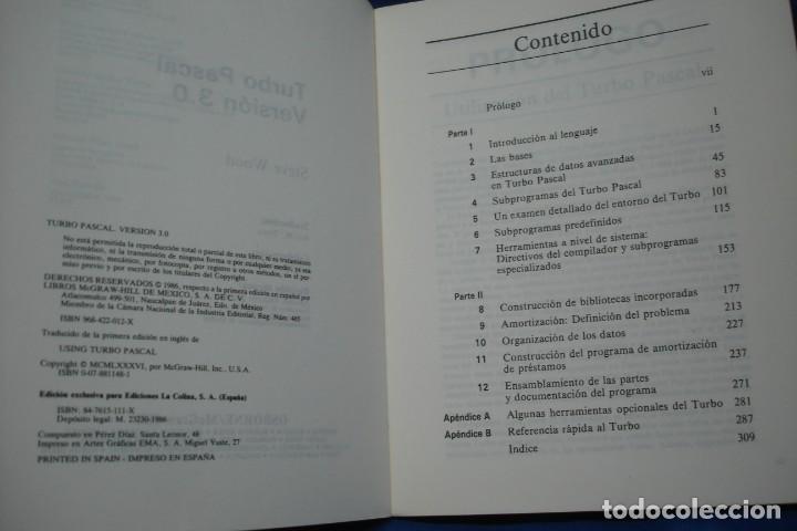 Libros de segunda mano: TURBO PASCAL - VERSI&Oacute;N 3.0 - STEVE WOOD - Mc GRAW -HILL 1986 - Foto 2