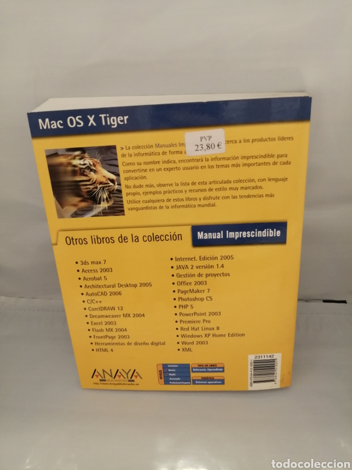 Libros de segunda mano: Mac OS X Tiger (Manual imprescindible) - Foto 2