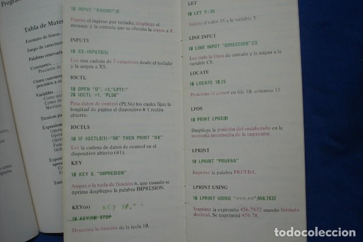 Libros de segunda mano: BASIC, REFERENCIA R&Aacute;PIDA + GU&Iacute;A DE BASIC - IBM 1984 - Foto 5