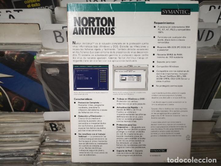 Libros de segunda mano: norton antivirus,manual y disketes - Foto 2