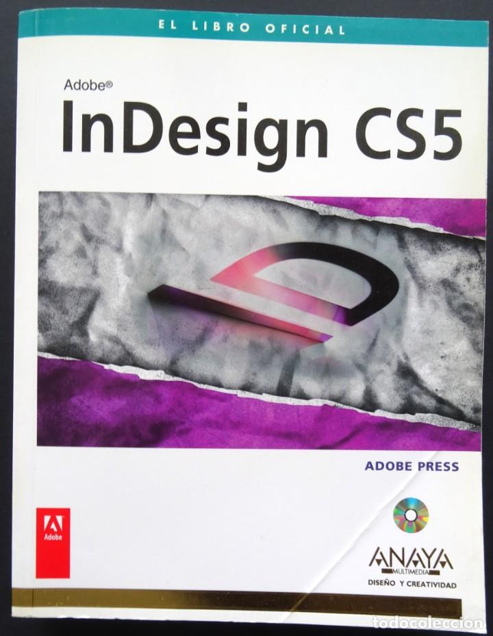 Libros de segunda mano: InDesign CS5, Adobe Press + CD - Foto 1