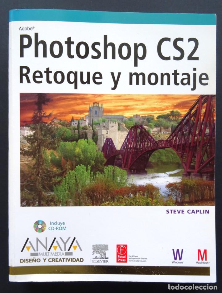 Libros de segunda mano: Photoshop CS2. Retoque y montaje - Anaya, 2005 + CD - Foto 1
