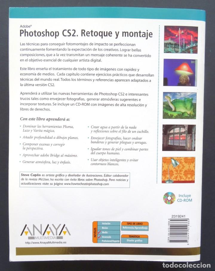 Libros de segunda mano: Photoshop CS2. Retoque y montaje - Anaya, 2005 + CD - Foto 2