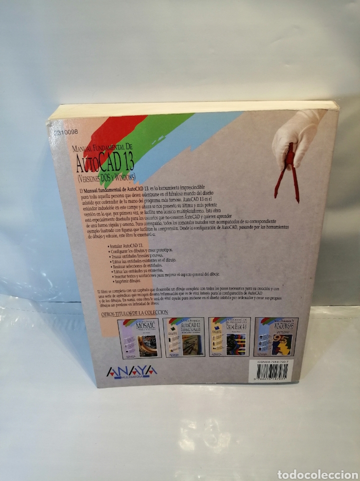 Libros de segunda mano: Manual Fundamental de AutoCAD 13 (Versiones DOS y Windows) - Foto 2