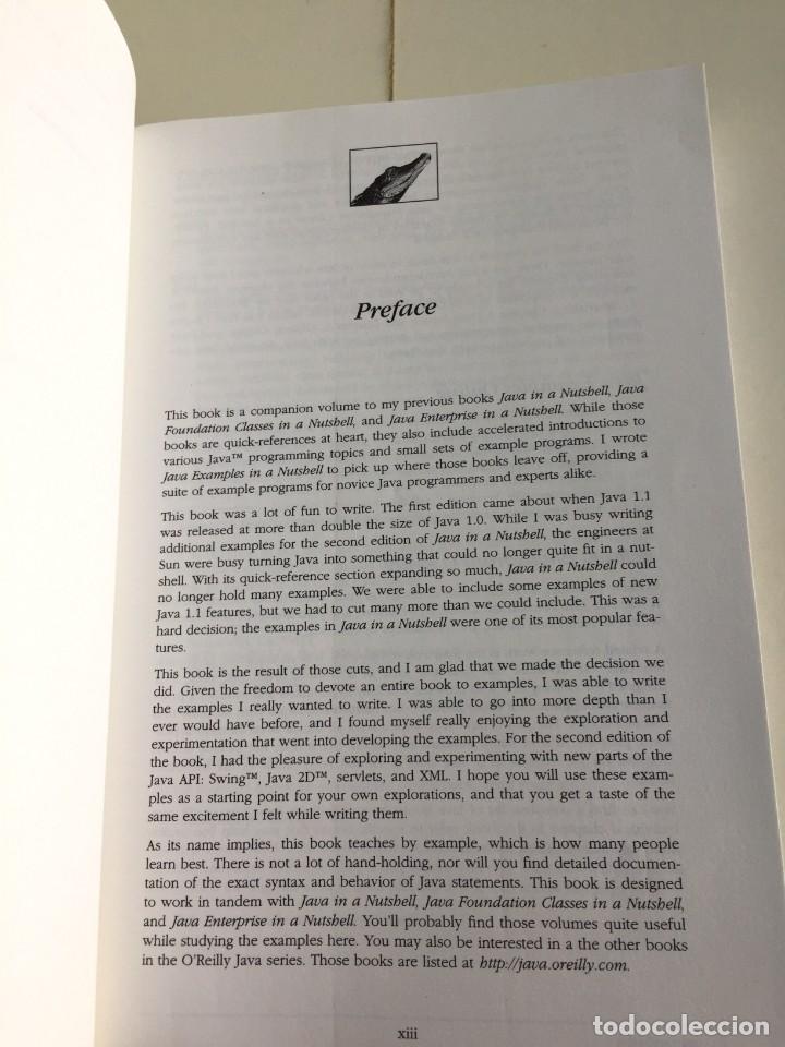 Libros de segunda mano: JAVA EXAMPLES IN A NUTSHELL. A TUTORIAL COMPANION TO JAVA. O&acute;REILLY. DAVID FLANAGAN. MANUAL JAVA. - Foto 12