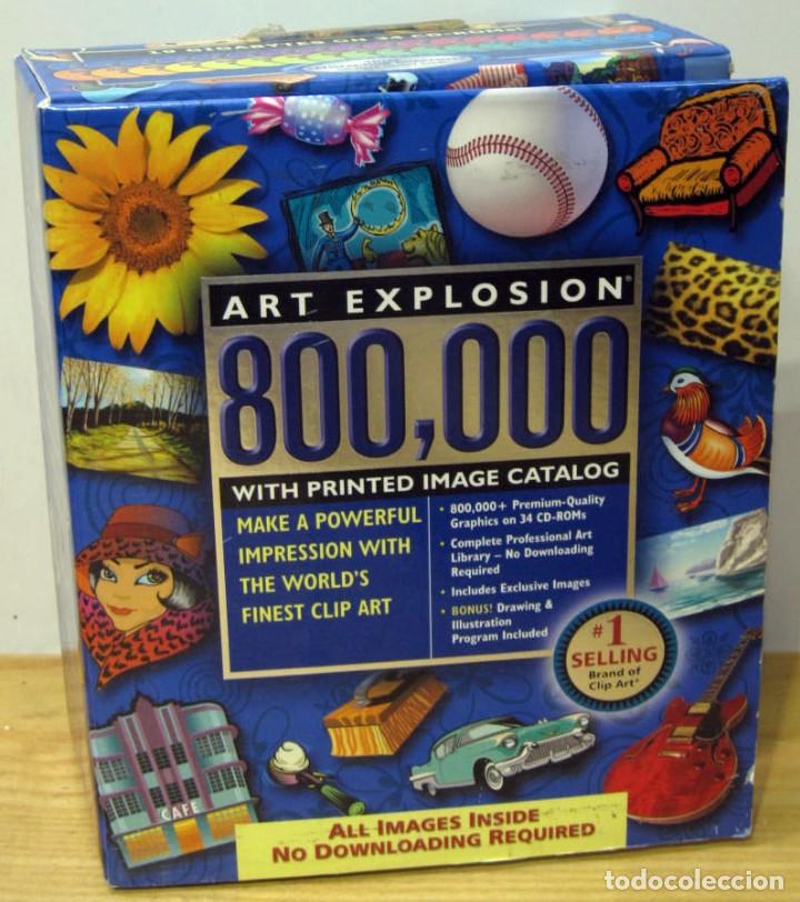 Libros de segunda mano: ART EXPLOSION 800.000, with printed image catalog. 34 CD. En Ingl&eacute;s. CLIP ART - Foto 5