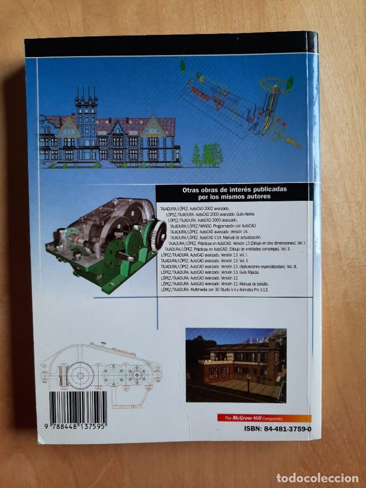 Libros de segunda mano: Gu&iacute;a Pr&aacute;ctica AUTOCAD AVANZADO 2002 - Valido para versiones en espa&ntilde;ol e ingl&eacute;s - McGraw Hill - Foto 2