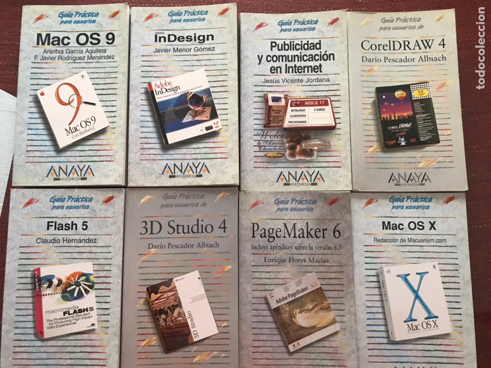 Libros de segunda mano: 8 gu&iacute;as Anaya. Difertentes tem&aacute;ticas. Libros inform&aacute;tica. - Foto 1