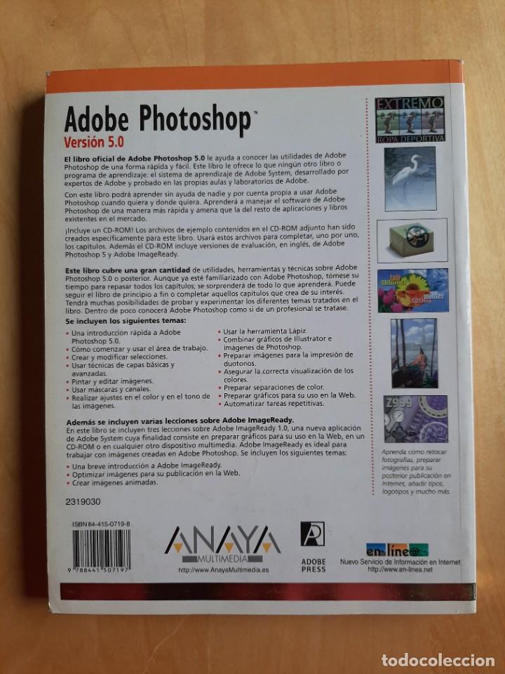 Libros de segunda mano: Manual para ADOBE PHOTOSHOP versi&oacute;n 5.0 (Sin CDrom) - ANAYA MULTIMEDIA 1998 - Foto 2