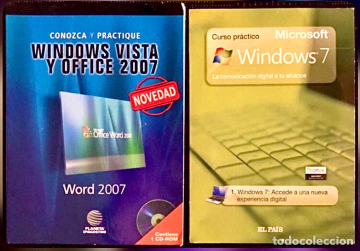 Libros de segunda mano: LOTE 2 CD ROM CURSO PRACTICO WINDOWS 7 MICROSOFT N&ordm; 1 OFFICE 2010 CONOZCA Y PRACTIQUE WORD 2007 - Foto 1