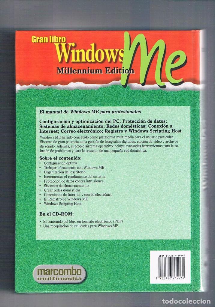 Libros de segunda mano: GRAN LIBRO WINDOWS ME. TOB&Iacute;AS WELTNER. **- - Foto 2