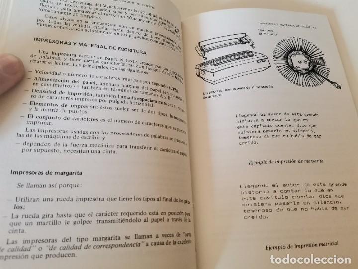 Libros de segunda mano: GU&Iacute;A F&Aacute;CIL PROCESO DE TEXTOS L. HOLLEEBACH ED. PARANINFO 1987 - Foto 7