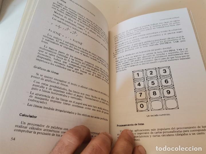 Libros de segunda mano: GU&Iacute;A F&Aacute;CIL PROCESO DE TEXTOS L. HOLLEEBACH ED. PARANINFO 1987 - Foto 8