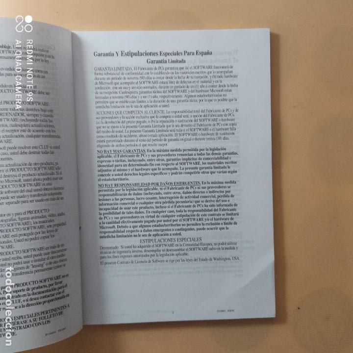 Libros de segunda mano: MICROSOFT. WINDOWS 95. CERTIFICATE OF AUTHENTICITY. - Foto 2
