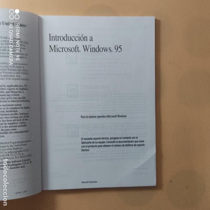 Libros de segunda mano: MICROSOFT. WINDOWS 95. CERTIFICATE OF AUTHENTICITY. - Foto 3