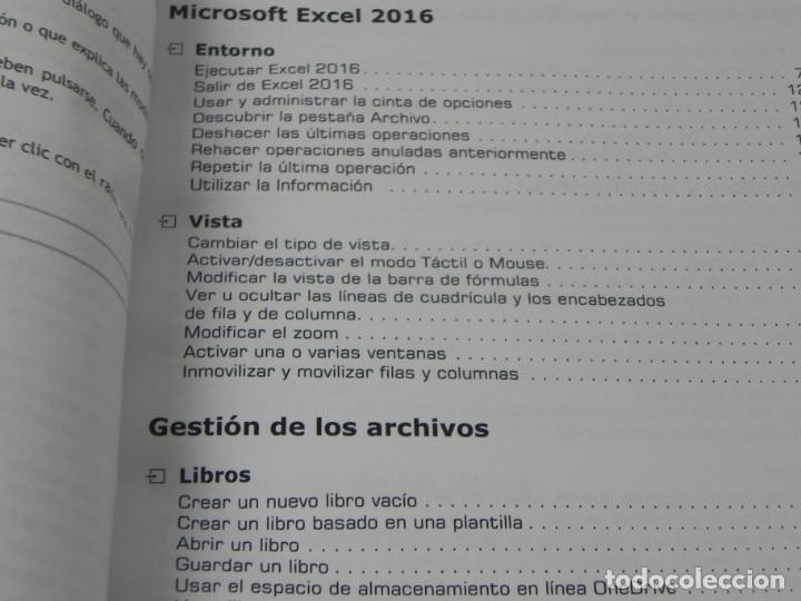 Libros de segunda mano: EXCEL 2016 (FUNCIONES B&Aacute;SICAS) OFIM&Aacute;TICA PROFESIONAL - ENI EDICIONES-2016 - Foto 4