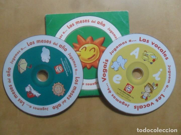 Libros de segunda mano: 2 CD-ROM - JUGAMOS A LOS MESES DEL A&Ntilde;O - EDUCA BORRAS - 2004 - Foto 1