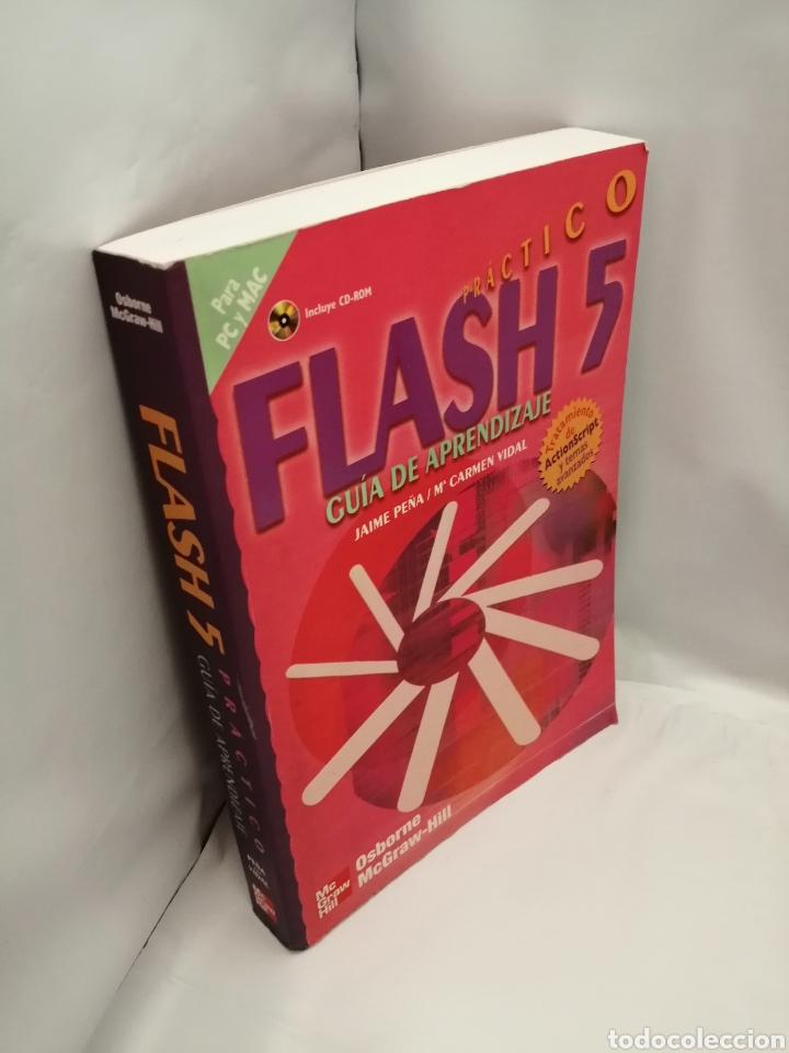 Libros de segunda mano: FLASH 5: GU&Iacute;A DE APRENDIZAJE (INCLUYE CD-ROM) - Foto 3