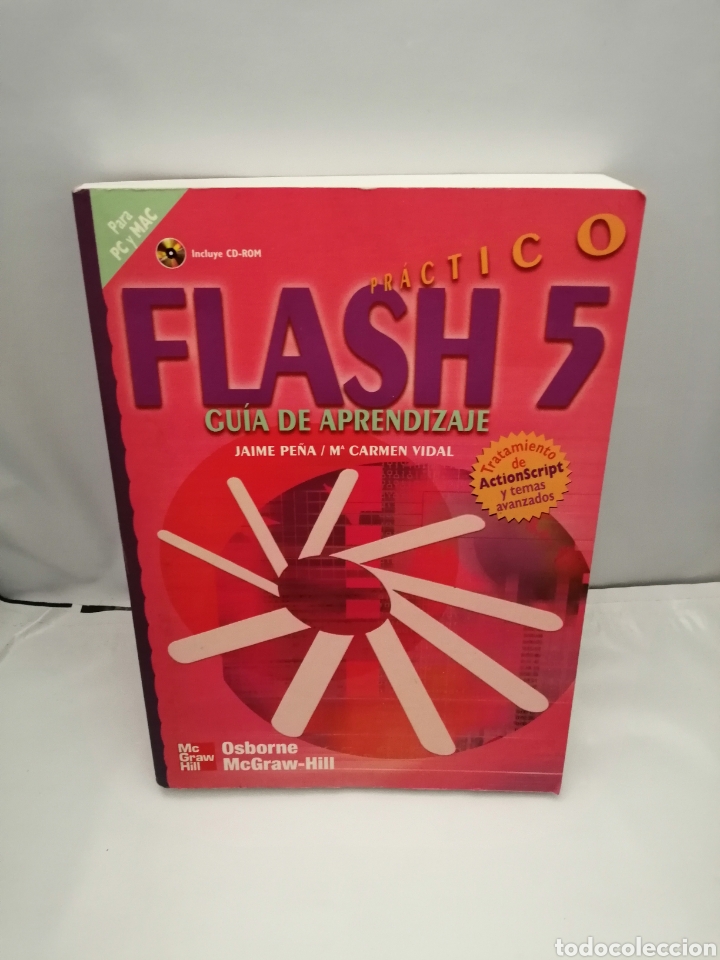 Libros de segunda mano: FLASH 5: GU&Iacute;A DE APRENDIZAJE (INCLUYE CD-ROM) - Foto 1