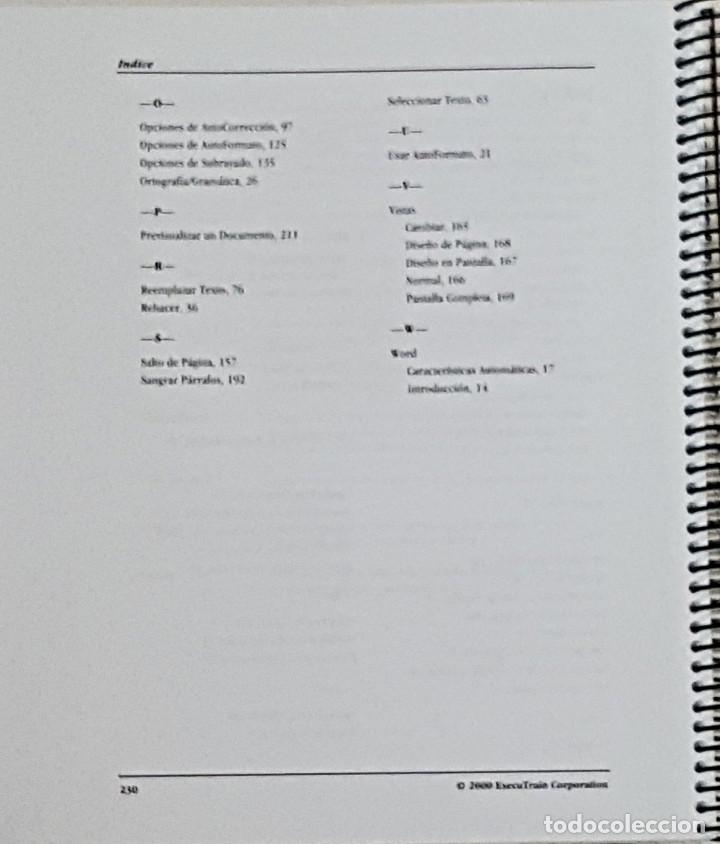 Libros de segunda mano: Manual de clases Microsoft Word 97 Inicio. - Foto 2