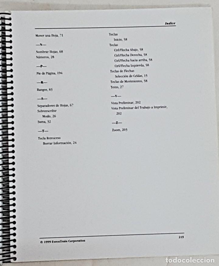 Libros de segunda mano: Manual de clases Microsoft Excel 97 Inicio. - Foto 2