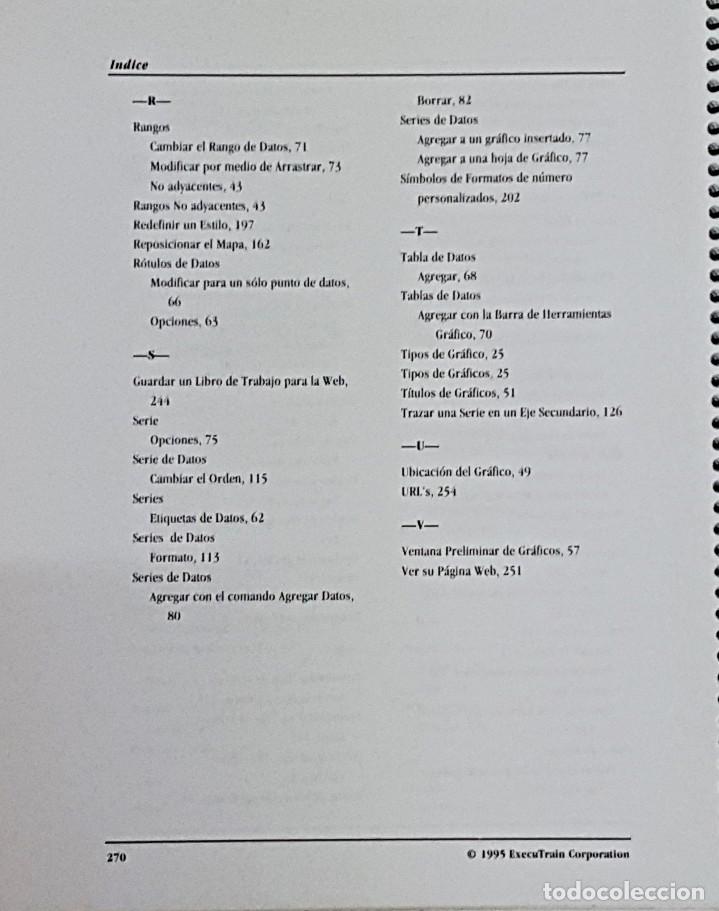 Libros de segunda mano: Manual de clases Microsoft Excel 97 Presentar informaci&oacute;n. - Foto 2