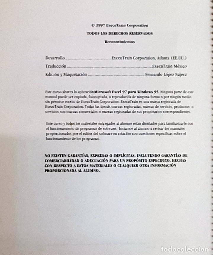 Libros de segunda mano: Manual de clases Microsoft Excel 97 Presentar informaci&oacute;n. - Foto 3
