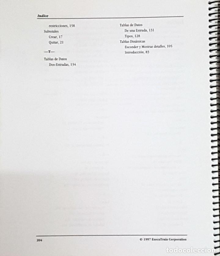 Libros de segunda mano: Manual de clases Microsoft Excel 97 Manejar datos. - Foto 2