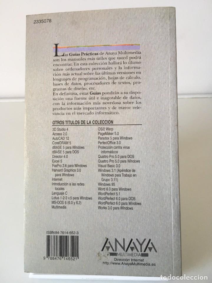 Libros de segunda mano: EXCEL 5.0 - JESUS MANSILLA Y CARLA GUARDIOLA - Foto 2