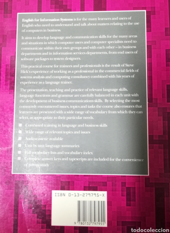 Libros de segunda mano: ENGLISH FOR INFORMATION SYSTEMS - Foto 2