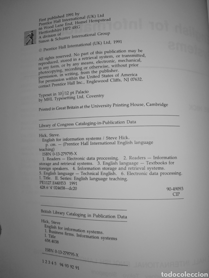 Libros de segunda mano: ENGLISH FOR INFORMATION SYSTEMS - Foto 3