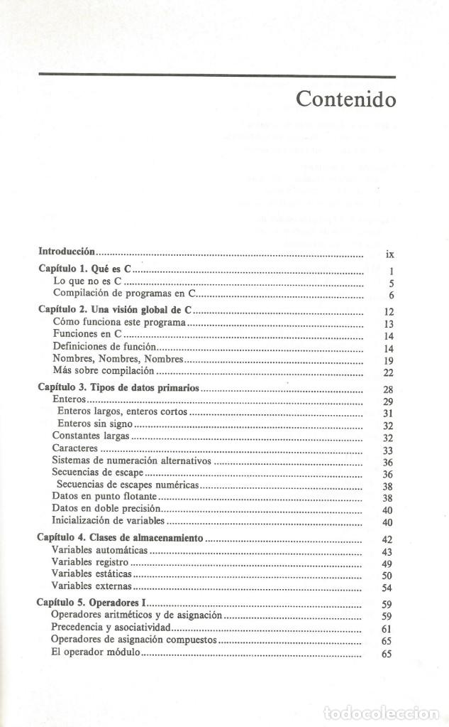 Libros de segunda mano: Introducci&oacute;n al lenguaje C. Les Hancock. Segunda edici&oacute;n. - Foto 2