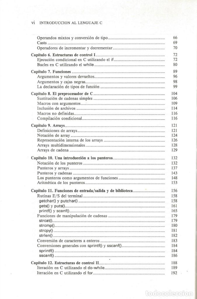 Libros de segunda mano: Introducci&oacute;n al lenguaje C. Les Hancock. Segunda edici&oacute;n. - Foto 3