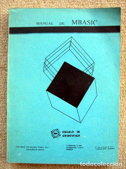 Libros de segunda mano: Manual de Mbasic. Escuela de inform&aacute;tica EDI - Foto 1
