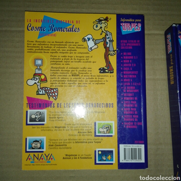 Libros de segunda mano: 2 LIBROS INFORM&Aacute;TICA PARA TORPES - Foto 4