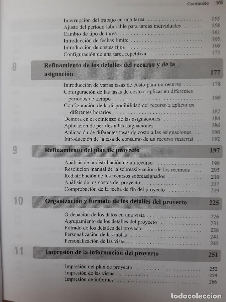 Libros de segunda mano: PASO A PASO MICROSOFT OFFICE PROJECT 2003 Y CDROM Carl Chatfield Timothy Johnson MacGrawHill TM - Foto 12