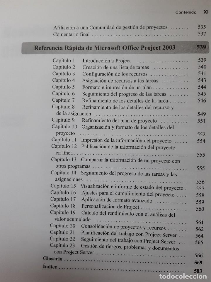 Libros de segunda mano: PASO A PASO MICROSOFT OFFICE PROJECT 2003 Y CDROM Carl Chatfield Timothy Johnson MacGrawHill TM - Foto 16