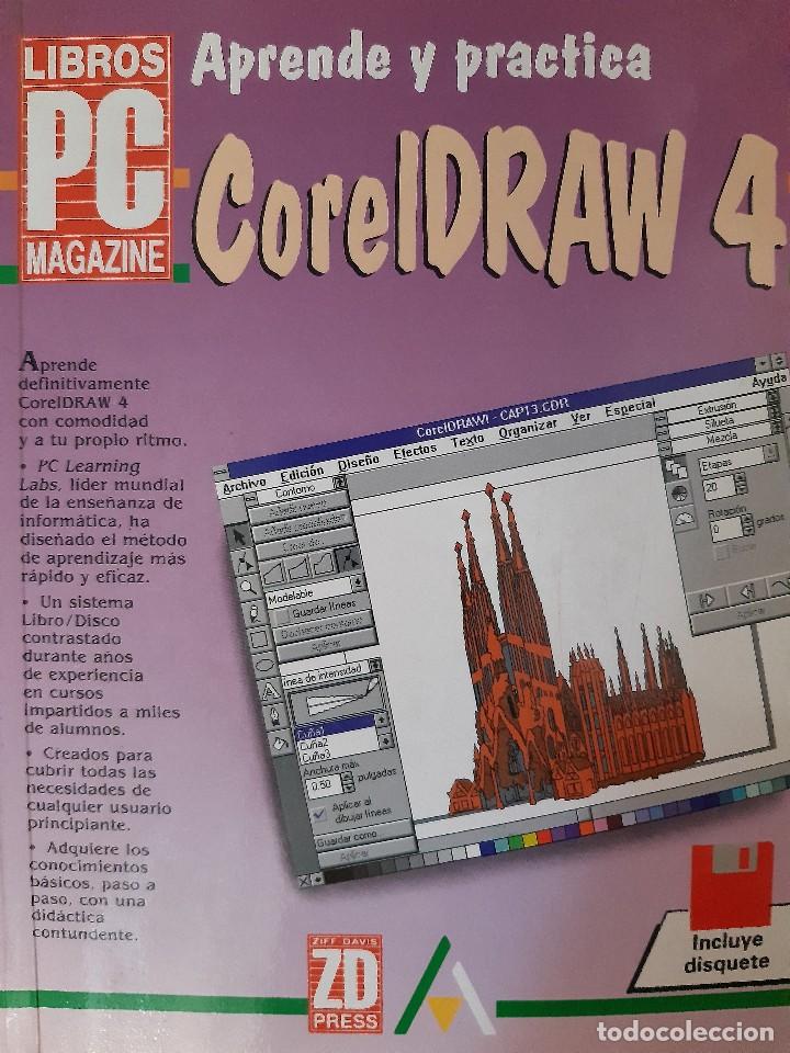 Libros de segunda mano: APRENDE Y PRACTICA CORELDRAW 4 CON DISKETE INFORMATICA RETRO ANAYA 1994 EC TM - Foto 1