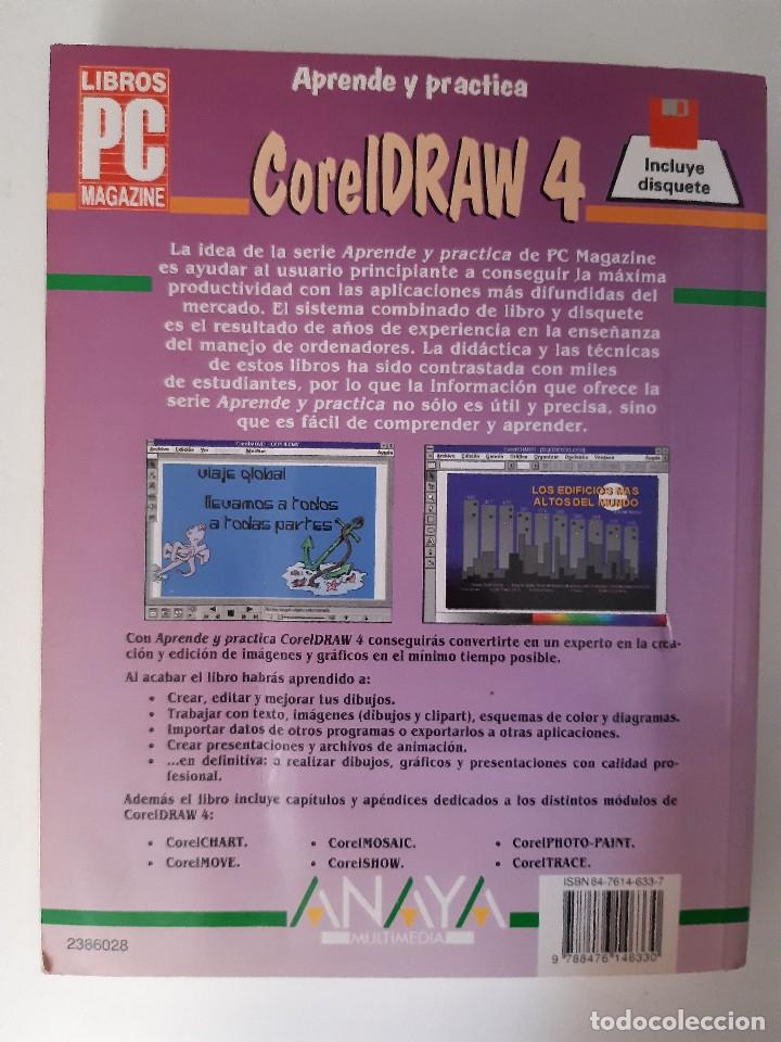 Libros de segunda mano: APRENDE Y PRACTICA CORELDRAW 4 CON DISKETE INFORMATICA RETRO ANAYA 1994 EC TM - Foto 3