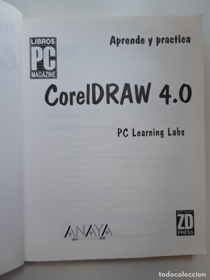 Libros de segunda mano: APRENDE Y PRACTICA CORELDRAW 4 CON DISKETE INFORMATICA RETRO ANAYA 1994 EC TM - Foto 8